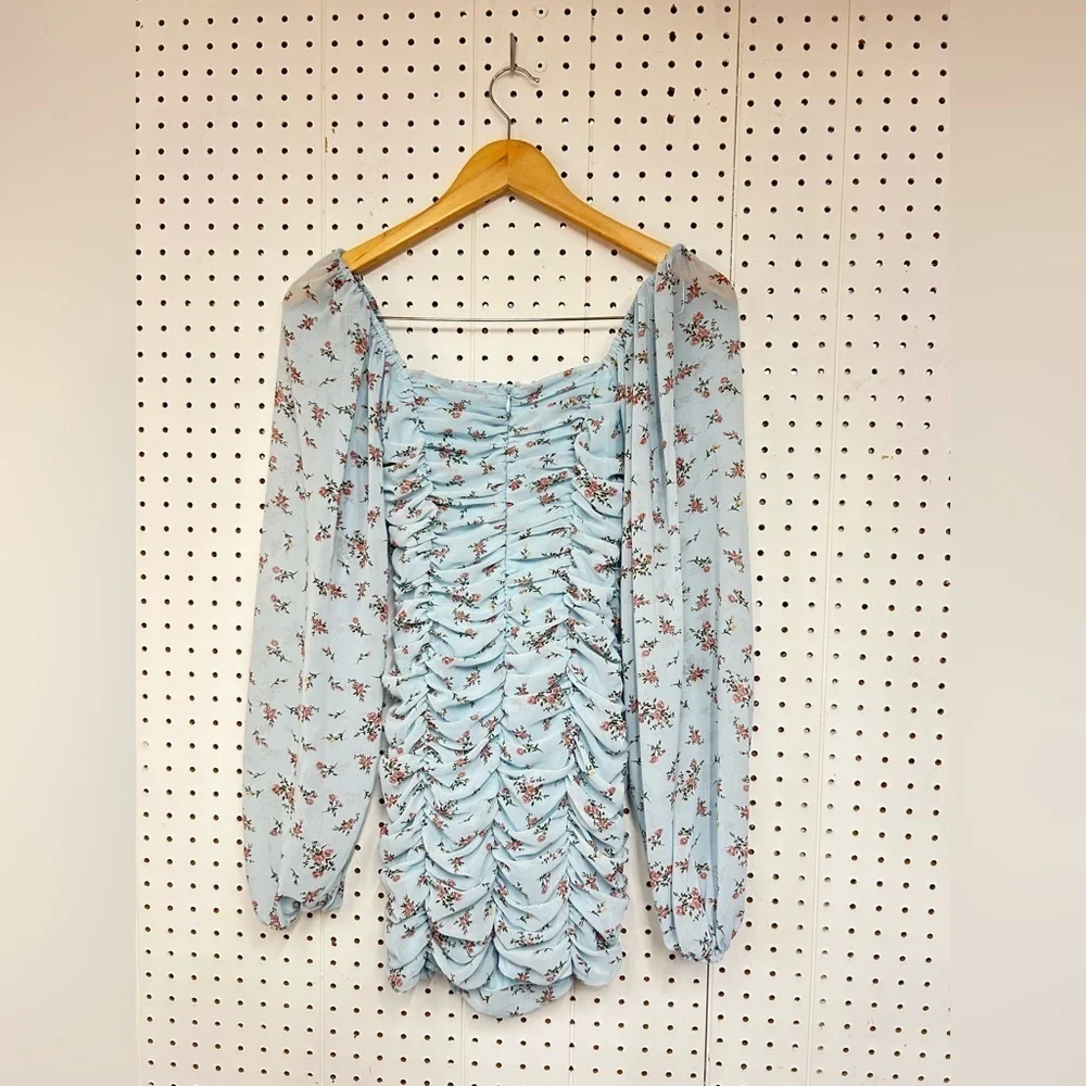 More To Come Jaliyah Floral Print Mini Dress